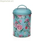 Tin Versa Blue Flowers