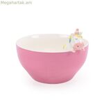 Versa վարդագույն ճենապակյա աման 15,4 X 10,9 X 14 սմ միաեղջյուր