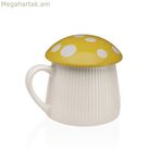 Կափարիչով բաժակ Versa դեղին սունկ