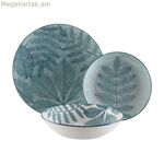 Սեղանի սպասք Versa Aylen կապույտ ճենապակյա 18 հատ