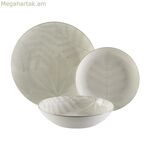 Սեղանի սպասք Versa Aylen մոխրագույն ճենապակյա, 18 հատ