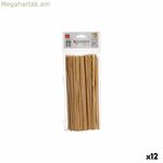 Բամբուկե ատամմաքրիչներ Kinvara շագանակագույն բամբուկե 20 սմ 85 հատ (12 հատ)