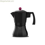 Իտալական սրճեփ Taurus KCP9003I 3T սև չժանգոտվող պողպատից ալյումինե 3 բաժակ 9 բաժակ