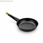 Տապակ BRA FOODIE 24 սմ սև մետաղական ալյումինե Ø 24 սմ Ø 20 սմ