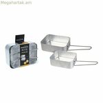 Կաթսաներ՝ 1 լ 1,3 լ 16,7 X 13,1 X 5,8 սմ Ø 18 սմ Ø 16 սմ 2 հատ (2 հատ)