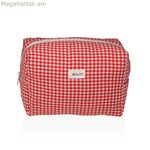 Travel Vanity Case Versa Vichy Red Polyester 12 x 16 x 24 cm