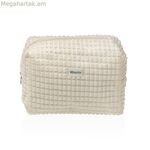 Travel Vanity Case Versa Corduroy White Polyester 12 x 16 x 24 cm