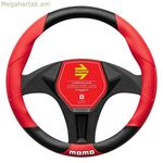 Steering Wheel Cover MOMO MOMLSWC016BRS Black/Red Ø 36 cm