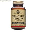 Մազերի, մաշկի և եղունգների բանաձև Solgar 8401736 120 միավոր