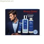 Տղամարդկանց օծանելիքի հավաքածու Alvarez Gomez AGUA DE PERFUME HOMME EDP Titanio Homme 2 Pieces