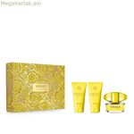 Կանացի օծանելիքի հավաքածու Versace Yellow Diamond 3 հատ