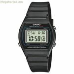Տղամարդու ժամացույց Casio W-202-1AVEF սև թվային