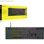 Ստեղնաշար Corsair K55 CORE CH-9226C65-PT Սև Azerty ֆրանսիական
