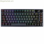 Խաղային ստեղնաշար Asus Azoth Qwerty UK սև մետաղական