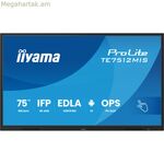 Iiyama TE7512MIS-B4AG սենսորային էկրանով մոնիտոր 4K Ultra HD 65