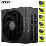 Սնուցման աղբյուր MSI 306-7ZP1B21-CE0 1000 Վտ 80 Plus Gold ATX