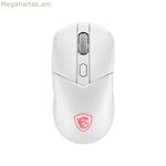 Մկնիկ MSI S12-4301440-CLA Սպիտակ 8000 dpi