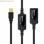 USB երկարացման մալուխ NANOCABLE 10.01.0212 10 մ