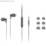 Ականջակալներ միկրոֆոնով Lenovo GXD1J77354 մոխրագույն