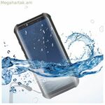 Անջրանցիկ պատյան Samsung Galaxy S8 KSIX Aqua, սև, թափանցիկ