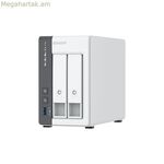 NAS ցանցային պահեստ Qnap TS-216G սպիտակ սև ARM Cortex-A55