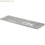 Ստեղնաշար HP 3Z729AA#ABE Իսպաներեն Qwerty արծաթագույն սև մոխրագույն