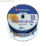 DVD-R Verbatim 97693 50 միավոր 8,5 ԳԲ (50 միավոր)