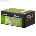 Lexmark 802XC կապույտ-կապույտ-երկնագույն տոներ