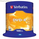 DVD-R Verbatim Matt Silver 100 միավոր 4,7 ԳԲ 16x