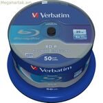 Blu-Ray BD-R Verbatim Datalife 50 միավոր 25 ԳԲ 6x