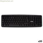 Nilox սև իսպաներեն Qwerty ստեղնաշար (20 միավոր)