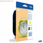 Բնօրինակ թանաքային փամփուշտ Brother LC125XLY դեղին (10 հատ)