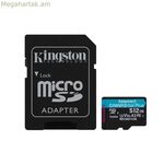 Micro SD Memory Card with Adaptor Kingston SDCG4/512GB 512 GB