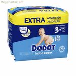 Միանգամյա օգտագործման անձեռոցիկներ Dodot Etapas Extra 3 (66 միավոր)