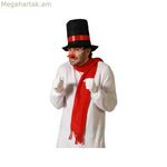 Մեծահասակների համար նախատեսված զգեստ՝ ձյունե տիկնիկ, սպիտակ, մեկ չափս (4 հատ)