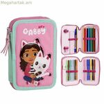 Մատիտատուփ Գեբիի տիկնիկային տնակը վարդագույն 12,5 x 19,5 x 4,5 սմ