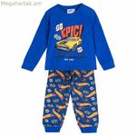 Մանկական պիժամա Hot Wheels կապույտ 8 տարեկան