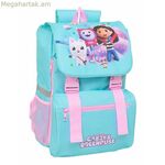 Դպրոցական պայուսակ Գեբիի տիկնիկային տնակ Կապույտ Վարդագույն 18,5 x 41 x 15 սմ