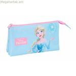 Եռակի պայուսակ՝ բոլոր տեսակի «Սառցե կապույտ-վարդագույն» 22 x 12 x 3 սմ