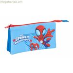 Եռակի տարա՝ բոլորի համար նախատեսված Spidey Blue 22 x 12 x 3 սմ