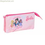 Երեք տեղանոց Բարբի վարդագույն 22 x 12 x 3 սմ