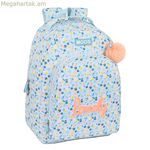 Դպրոցական պայուսակ Moos Lovely Blue 32 x 42 x 15 սմ