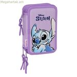 Եռակի մատիտատուփ Lilo & Stitch քաղցր կապույտ յասամանագույն 12,5 x 19,5 x 5,5 սմ 36 հատ