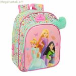 Դպրոցական պայուսակ Disney Princess Bloom վարդագույն ակվամարին 26 x 34 x 11 սմ