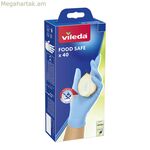 Միանգամյա օգտագործման ձեռնոցներ Vileda Food Safe 171015 M/L (40 հատ)