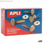 Մետաղական կապակցիչներ Apli Golden 50 մմ 100 հատ (50 միավոր)