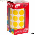 Ապլի Գոմեց դեղին երկրաչափական պիտակներ (36 հատ)