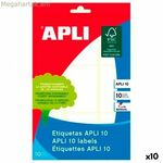 Կպչուն պիտակներ Apli սպիտակ թուղթ 10 թերթ ձեռագիր (10 միավոր)