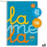 Մատանիների գիրք Lamela Blue Din A4 80 թերթ (5 հատ)