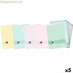 Մատանիների գիրք Oxford EUREPEANOOK 4 LIVE&GO բազմագույն A4 120 թերթ (5 հատ)